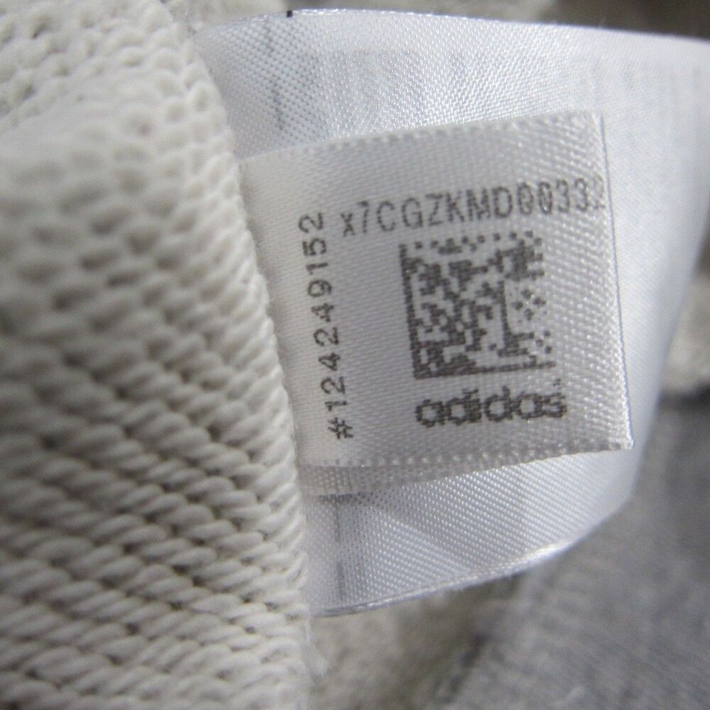 Adidas Originals Trefoil Heather Grey Hoodie FM3304 Women's Size L - Picture 9 of 9